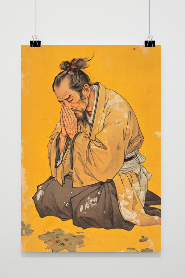 Man Hokusai poster