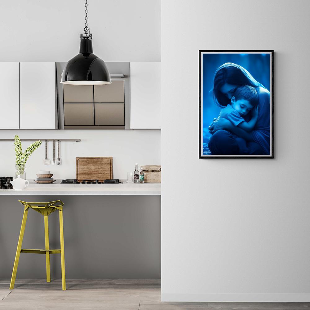Mère et Enfant dans un intérieur