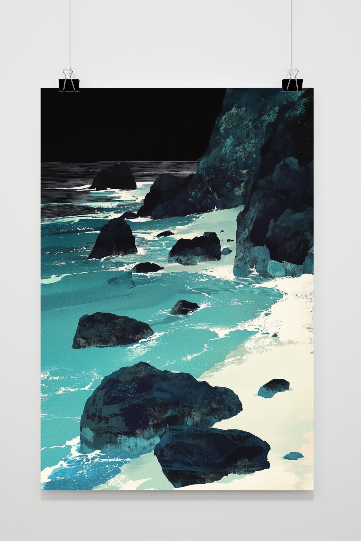 Affiche Côte Tatsuro Kiuchi de 25 Artstreet