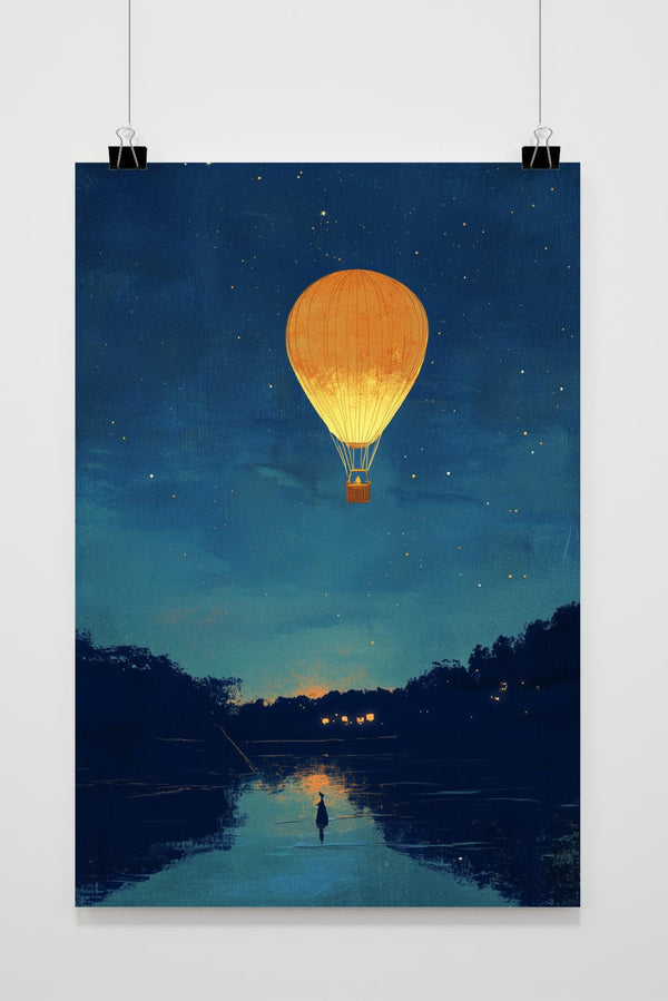 Tatsuro Kiuchi Luchtballon poster