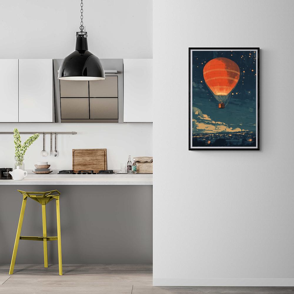 Montgolfière Tatsuro Kiuchi dans un intérieur
