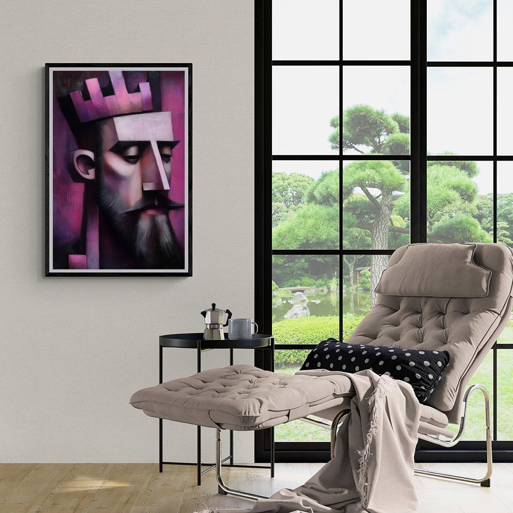 Roi Cubisme dans un intérieur