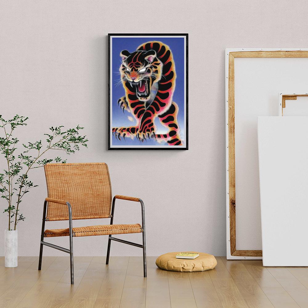 Tigre dans un intérieur