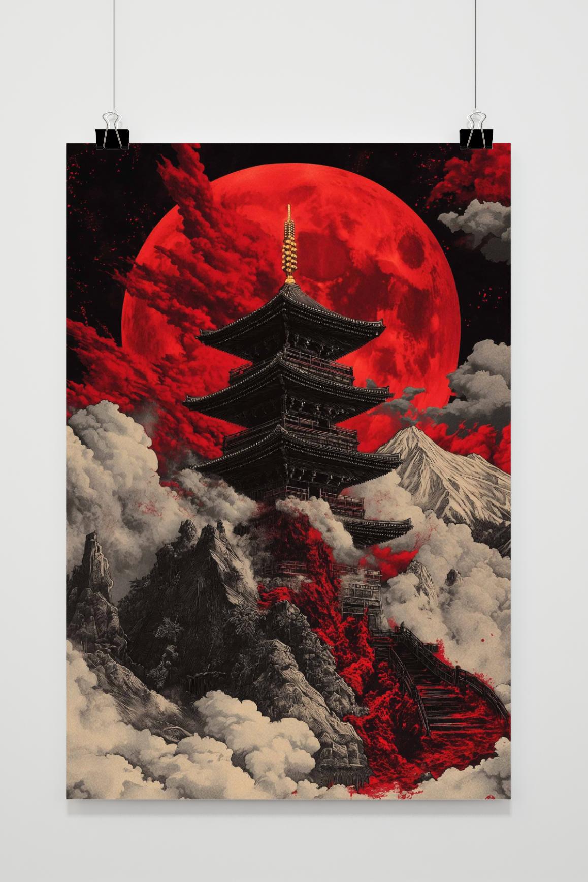 Affiche Paysage Japonais de 25 Artstreet