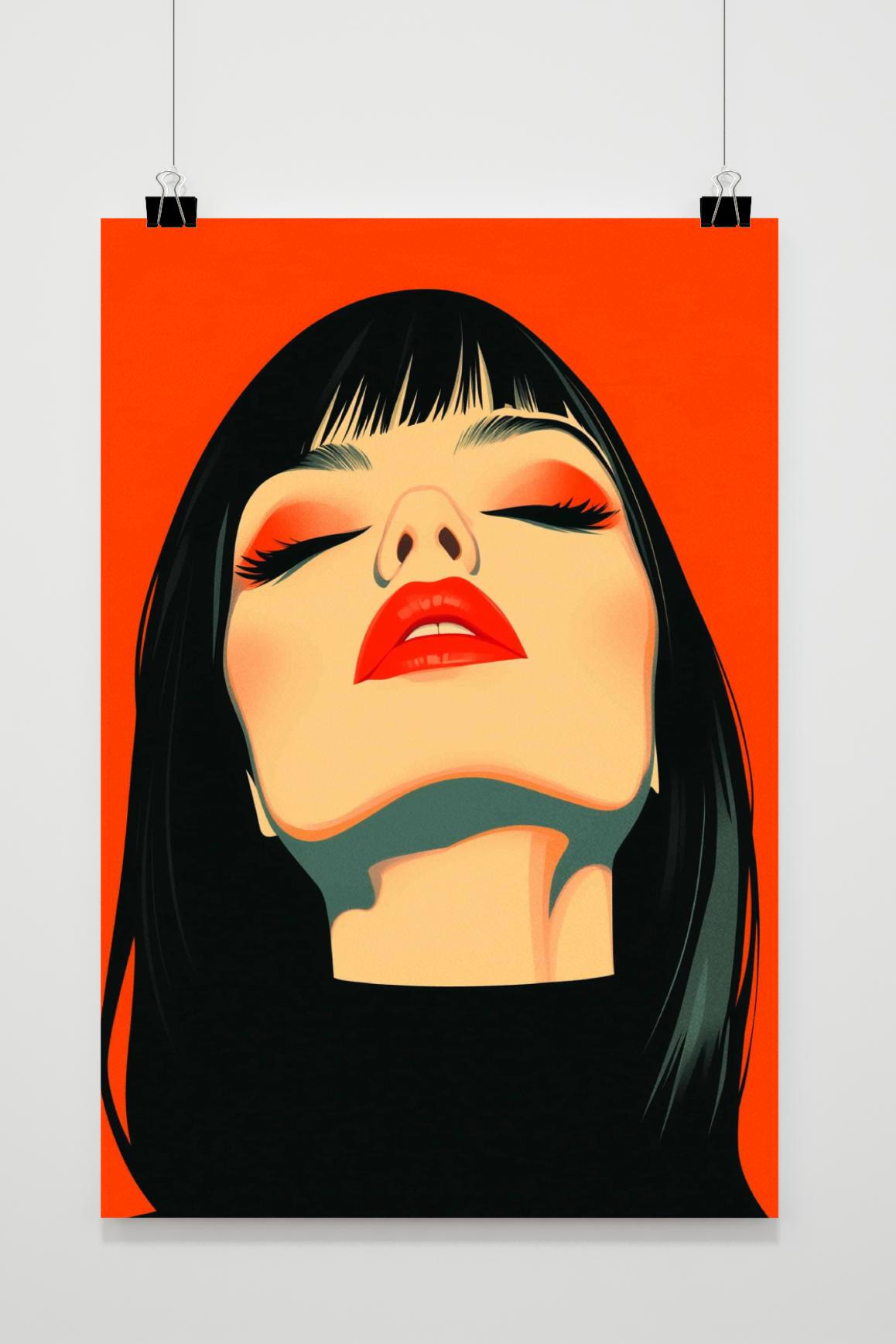 Affiche Femme Pop Art de 25 Artstreet