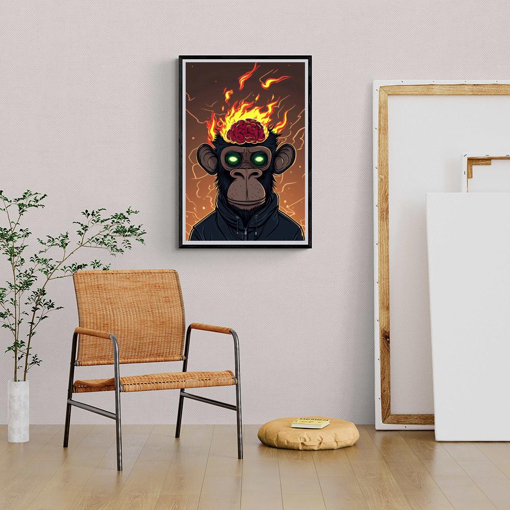 Singe Cerveau dans un intérieur