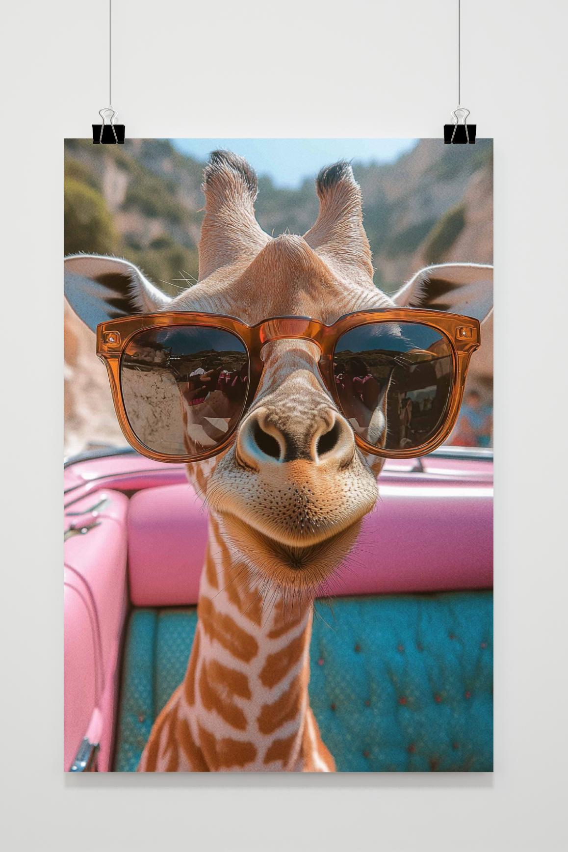 Affiche Girafe de 25 Artstreet