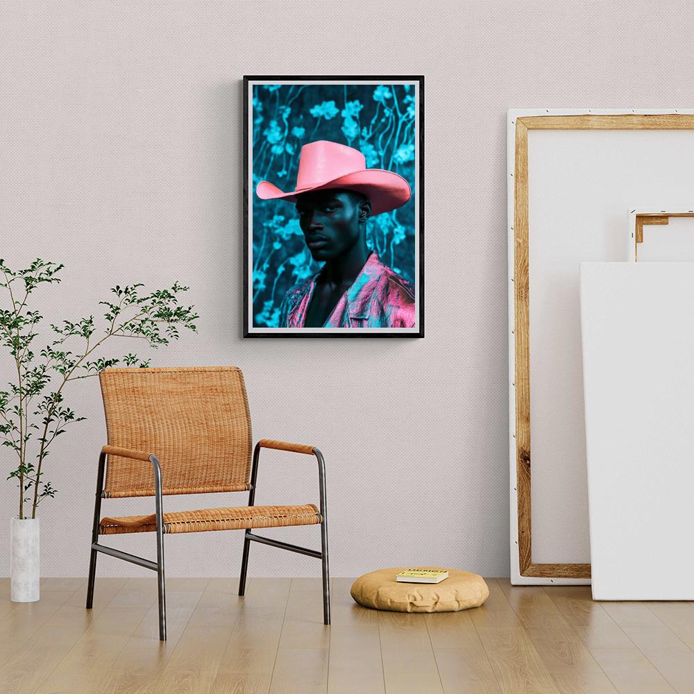 Chapeau de Cowboy dans un intérieur