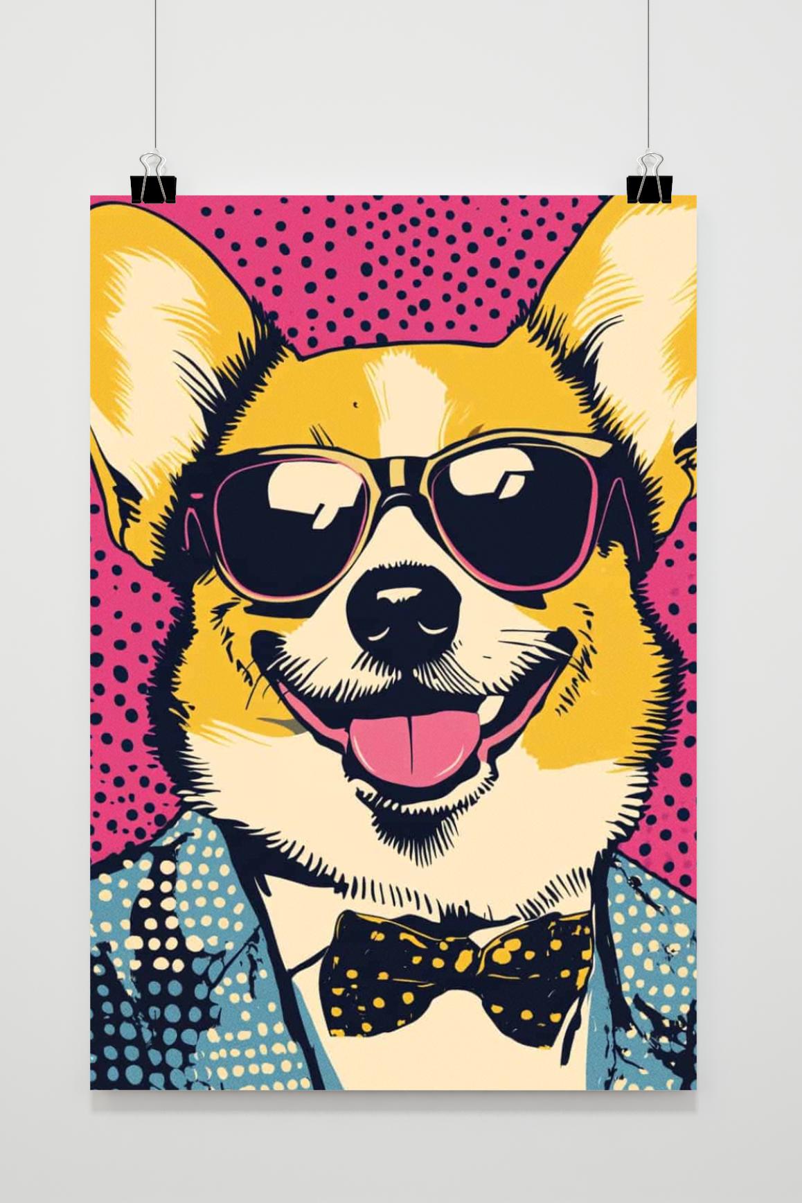 Affiche Corgi de 25 Artstreet