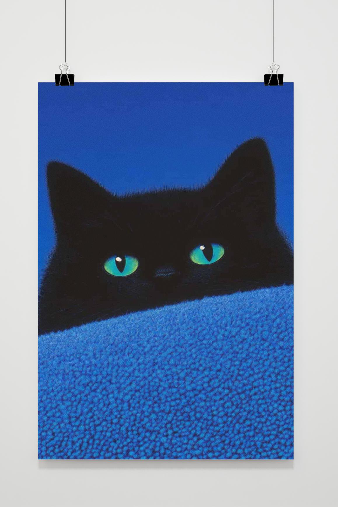 Affiche Chat Noir de 25 Artstreet
