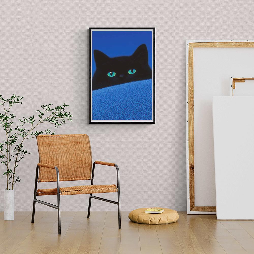 Chat Noir dans un intérieur