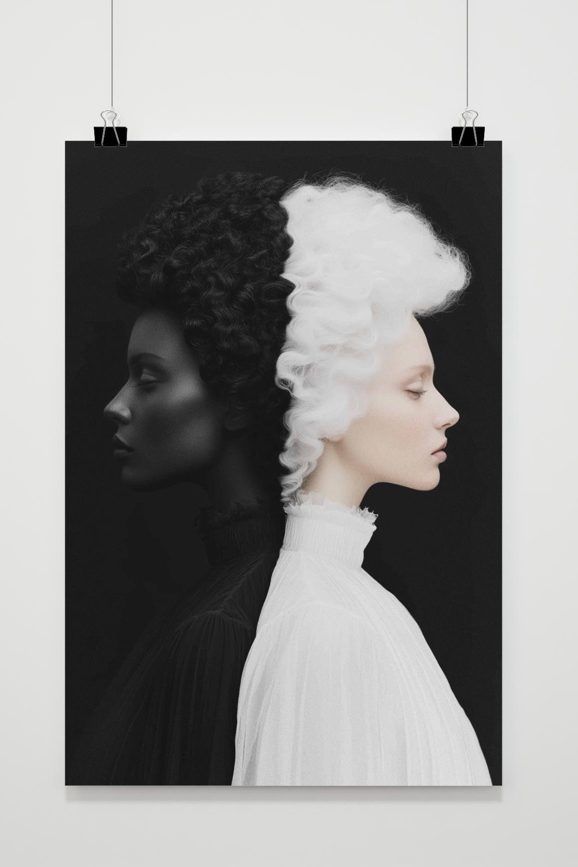 Affiche Femmes Noir et Blanc de 25 Artstreet