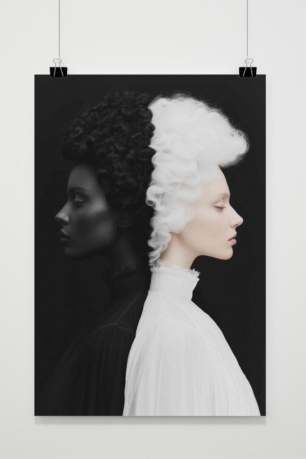 Póster Mujeres Blanco y Negro