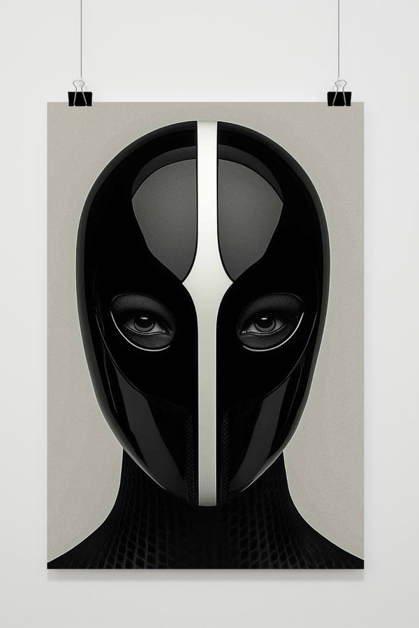 Futuristisch Masker poster