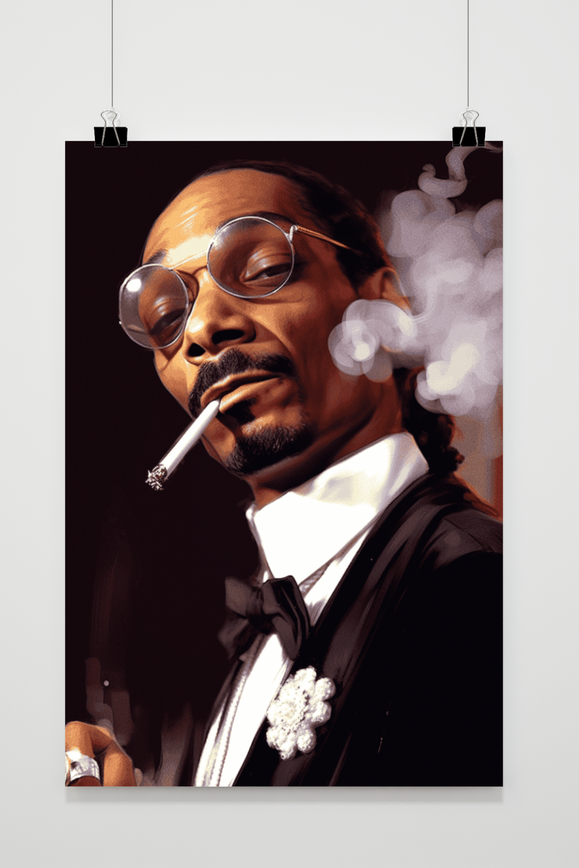 Póster Snoop Dogg Fumando de 25 Artstreet