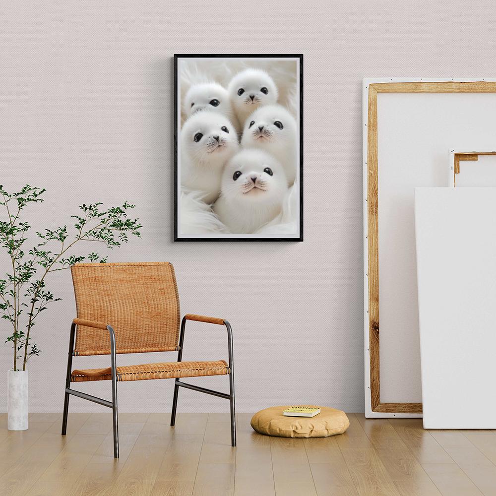 Bébés Phoques dans un intérieur