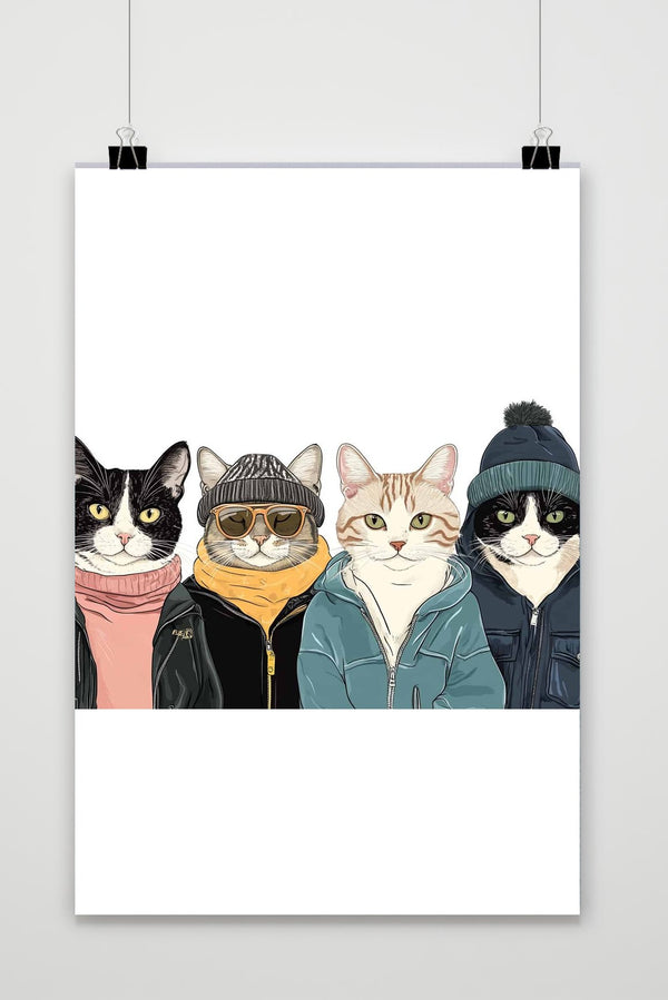 Mode Katten poster