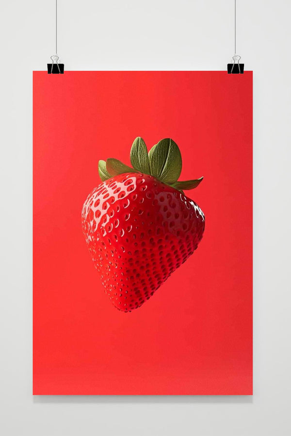 Erdbeere Poster