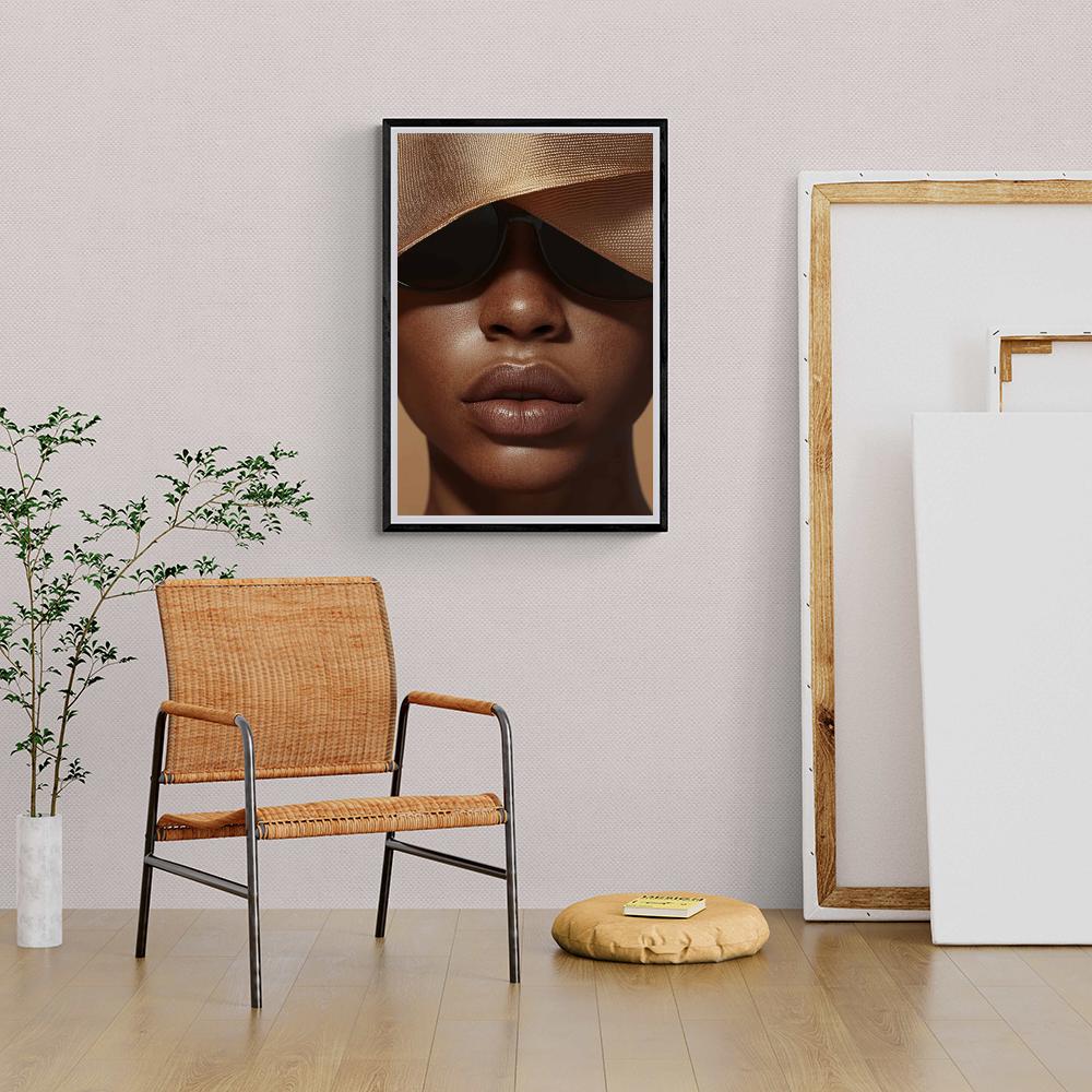 Femme Gros Plan dans un intérieur