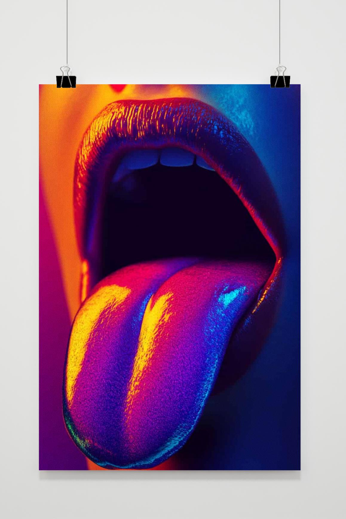 Póster Tong Neon de 25 Artstreet