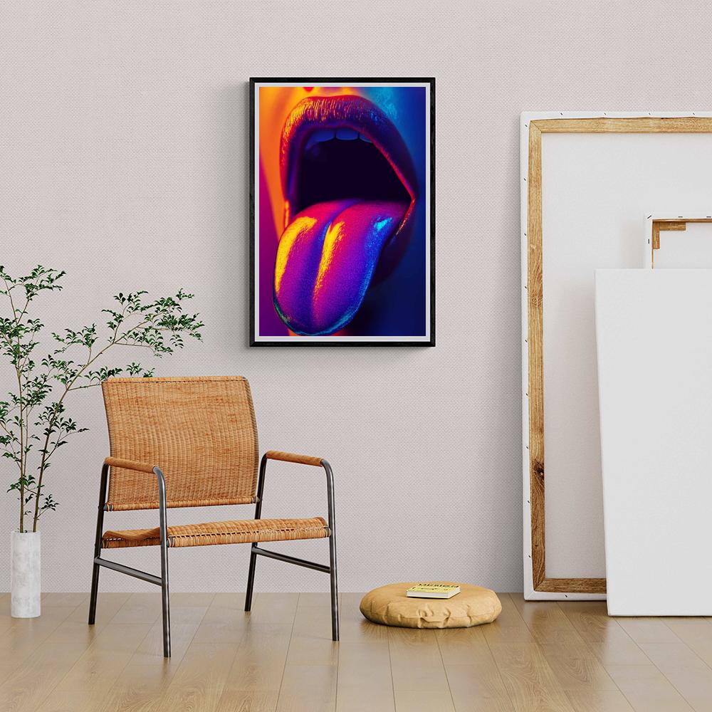Tong Neon en un interior