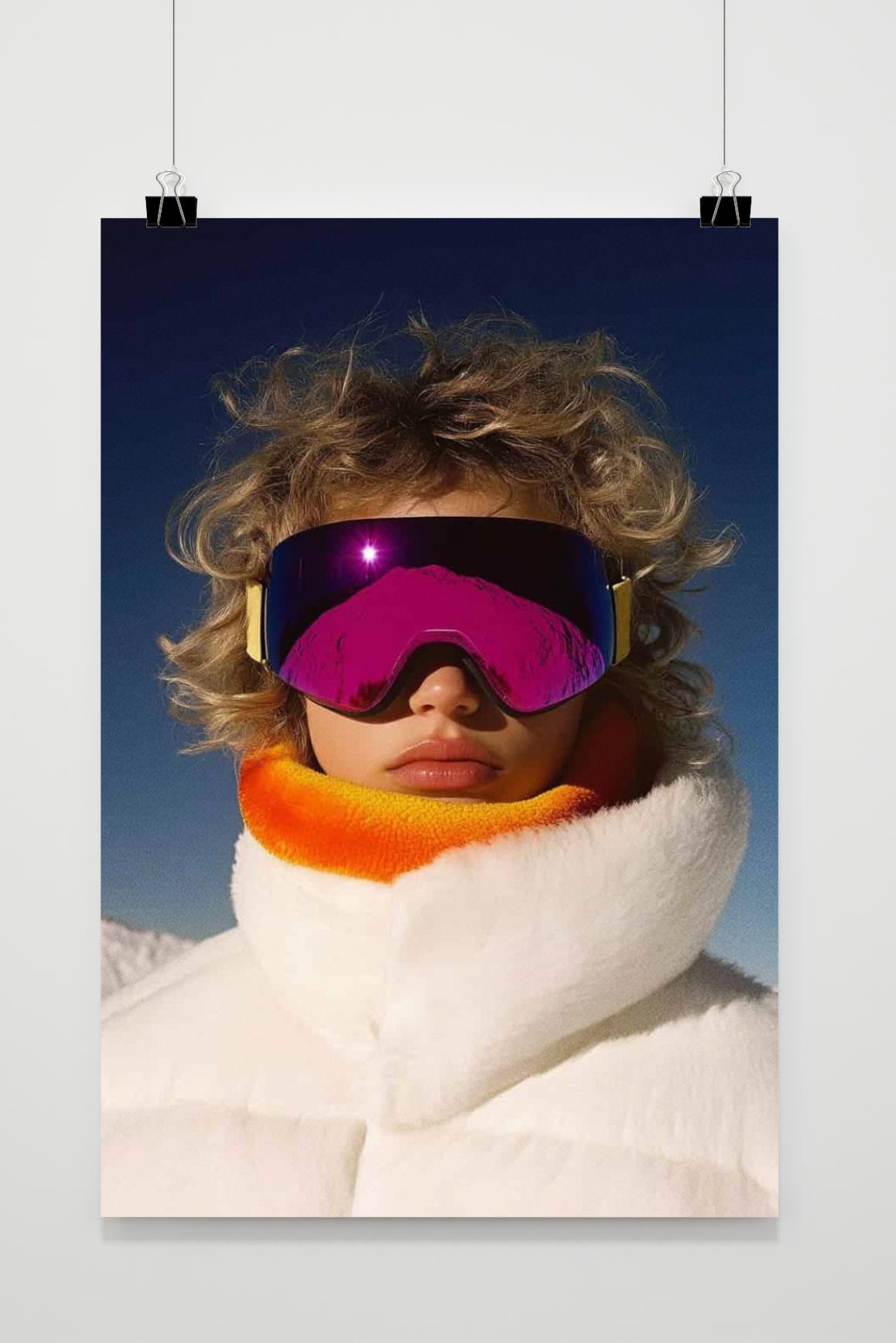 Affiche Ski Snowboard de 25 Artstreet