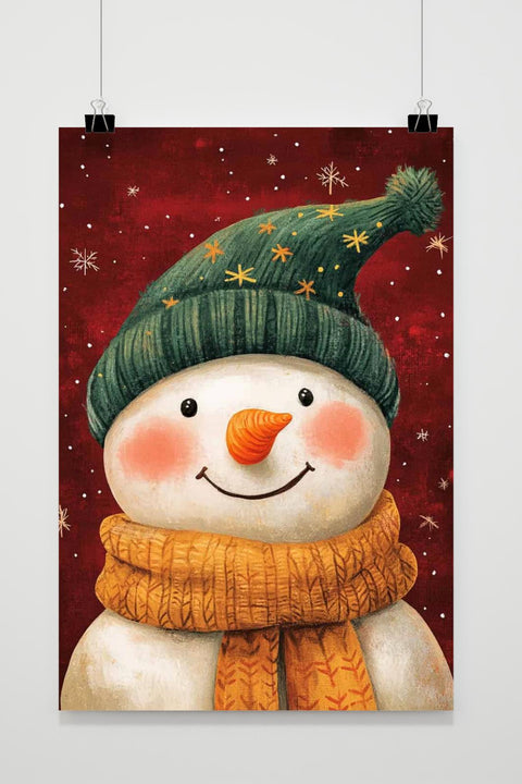 Affiche Bonhomme de Neige Pull