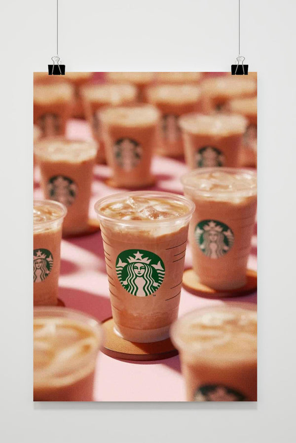 Affiche Starbucks Café Glacé