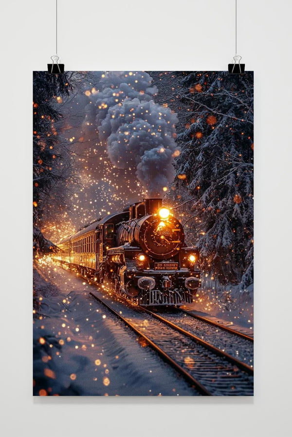 Póster Tren de Invierno