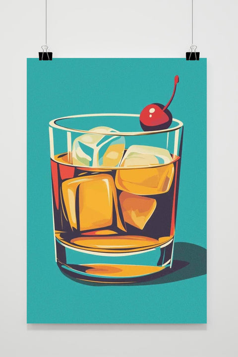 Affiche Whisky Cerise