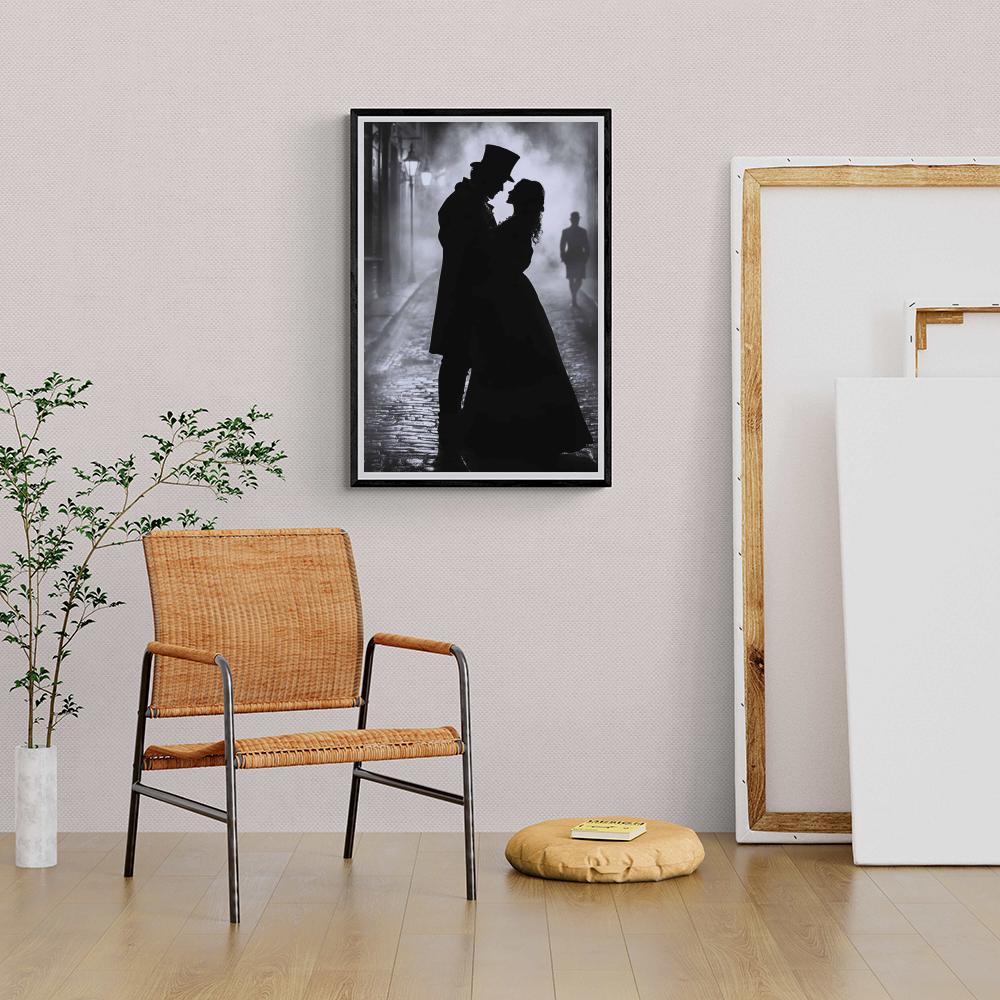 Couple Victorien dans un intérieur