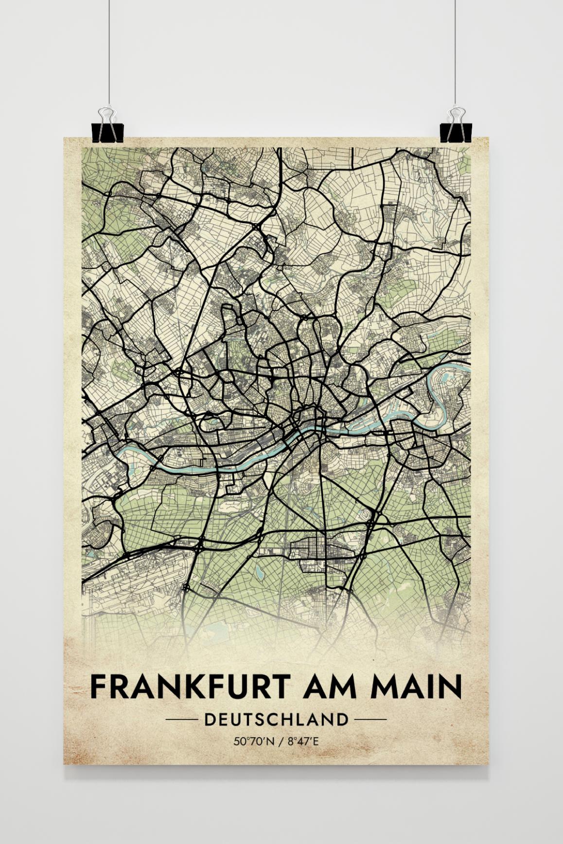 Frankfurt Karte Deutschland