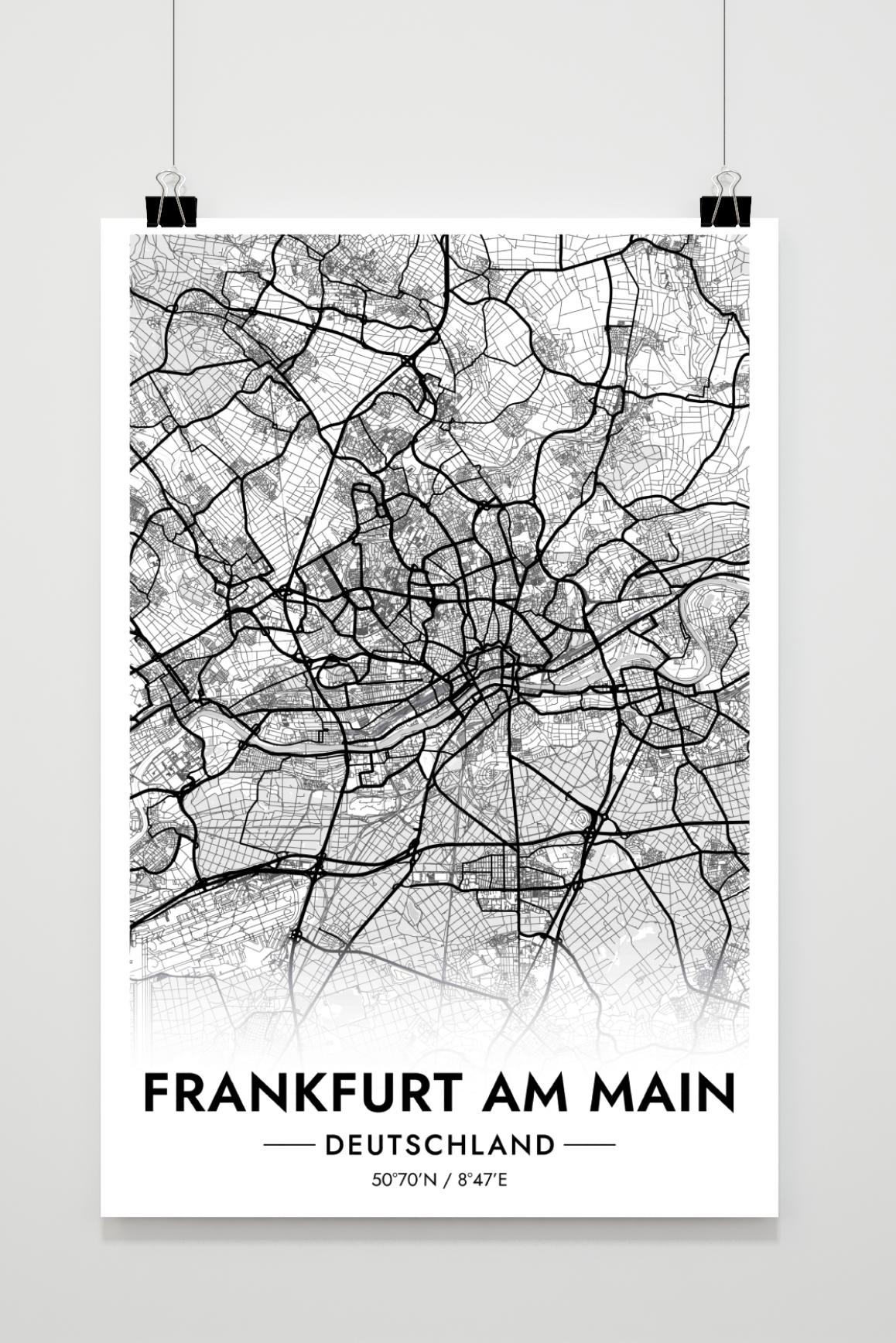 Frankfurt Karte Deutschland