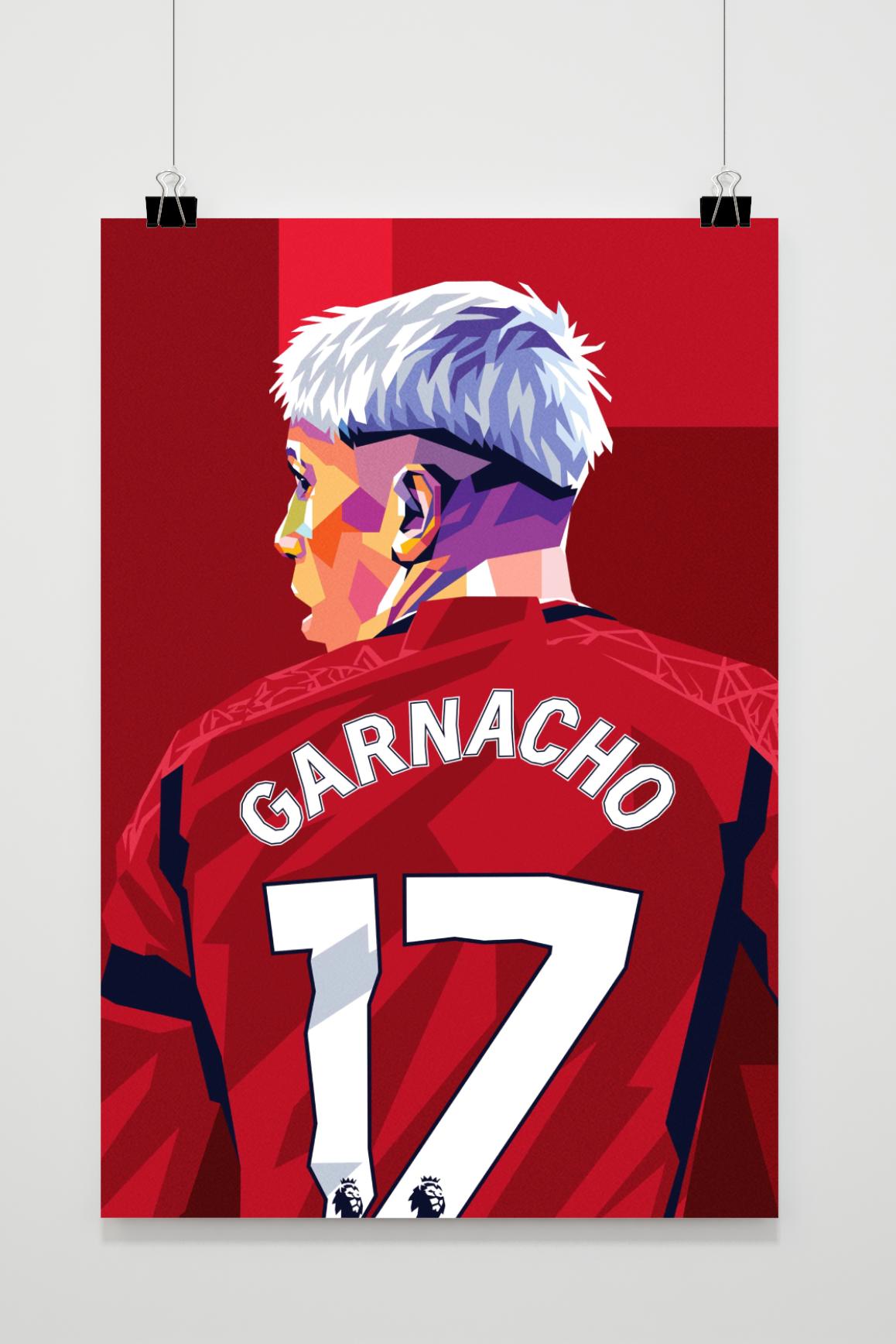Affiche Alejandro Garnacho de 25 Artstreet