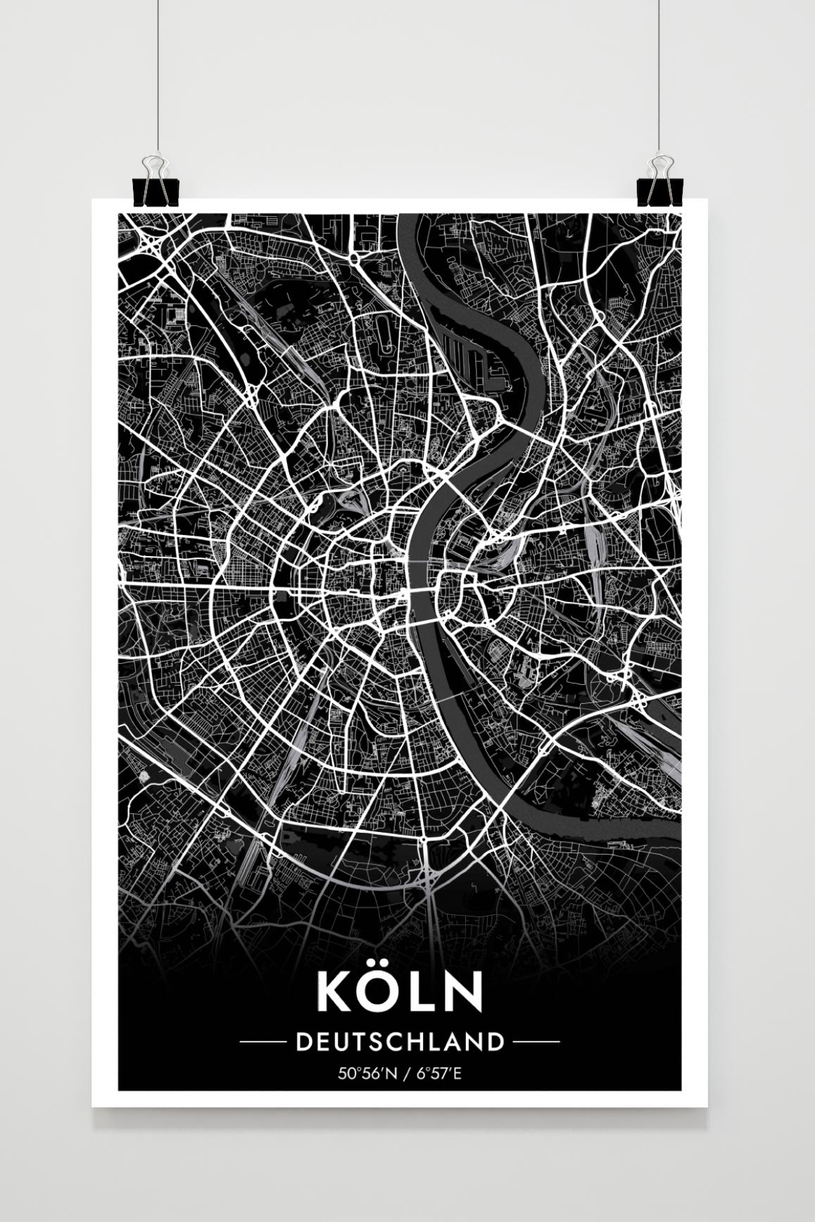 Cologne Map Germany