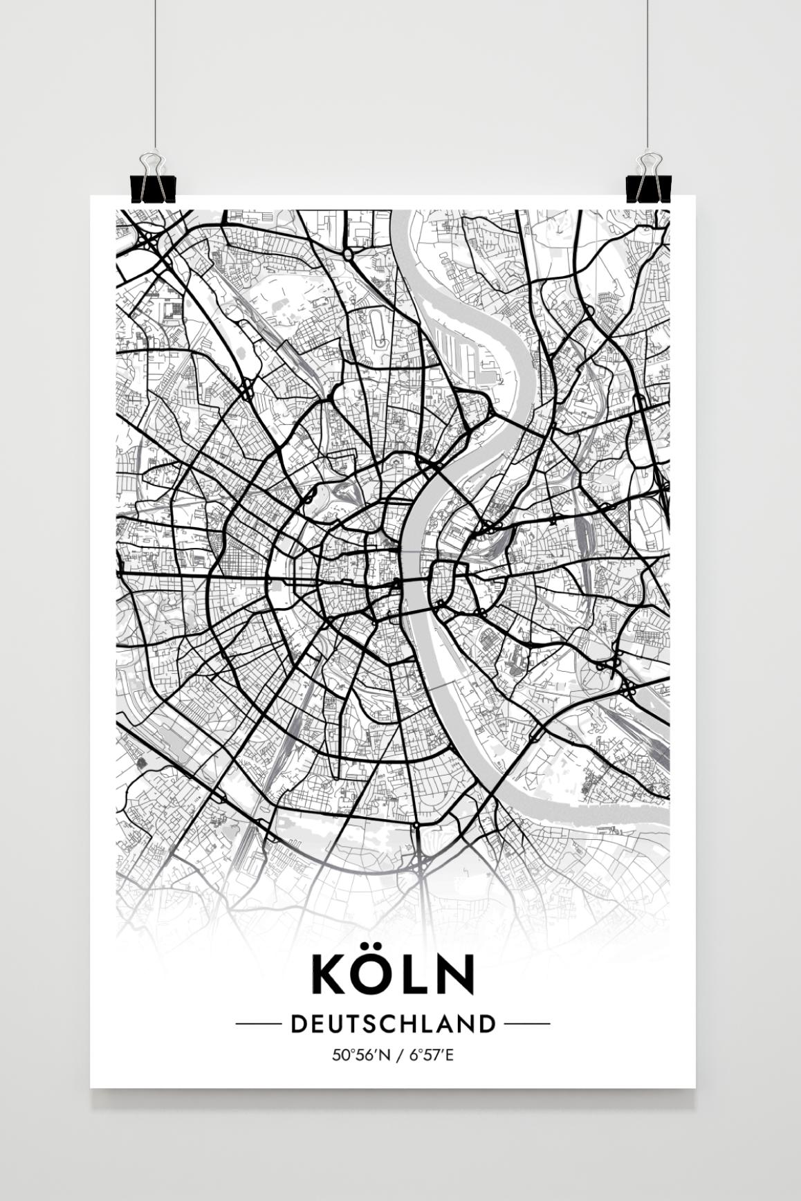 Cologne Map Germany