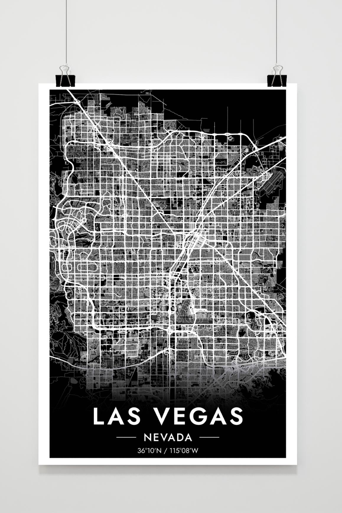 Las Vegas Map Nevada