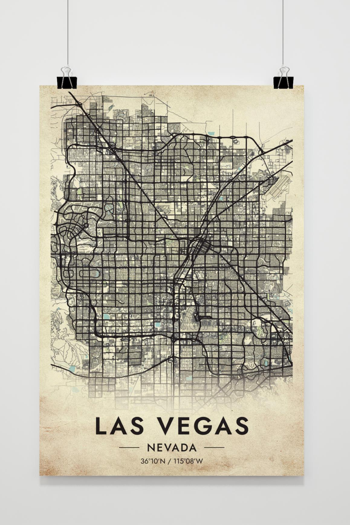 Las Vegas Map Nevada