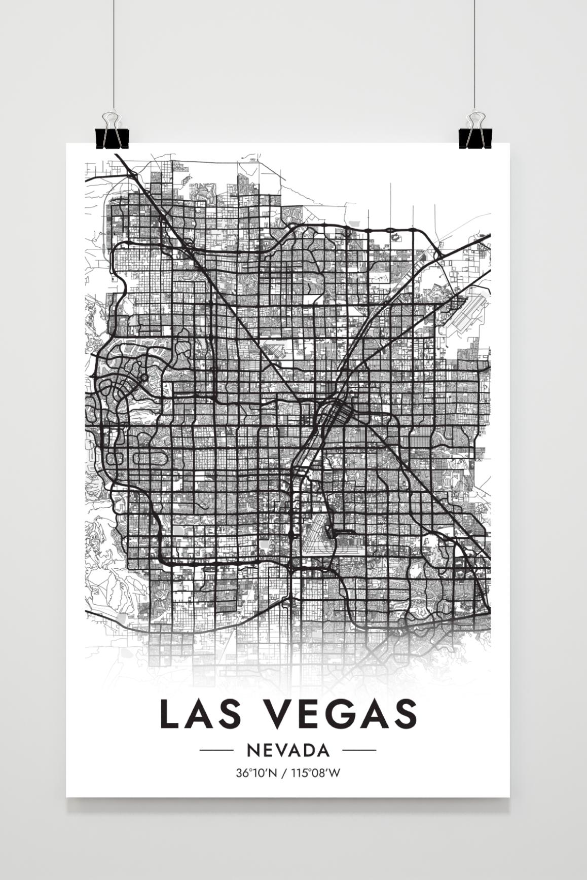 Las Vegas Map Nevada