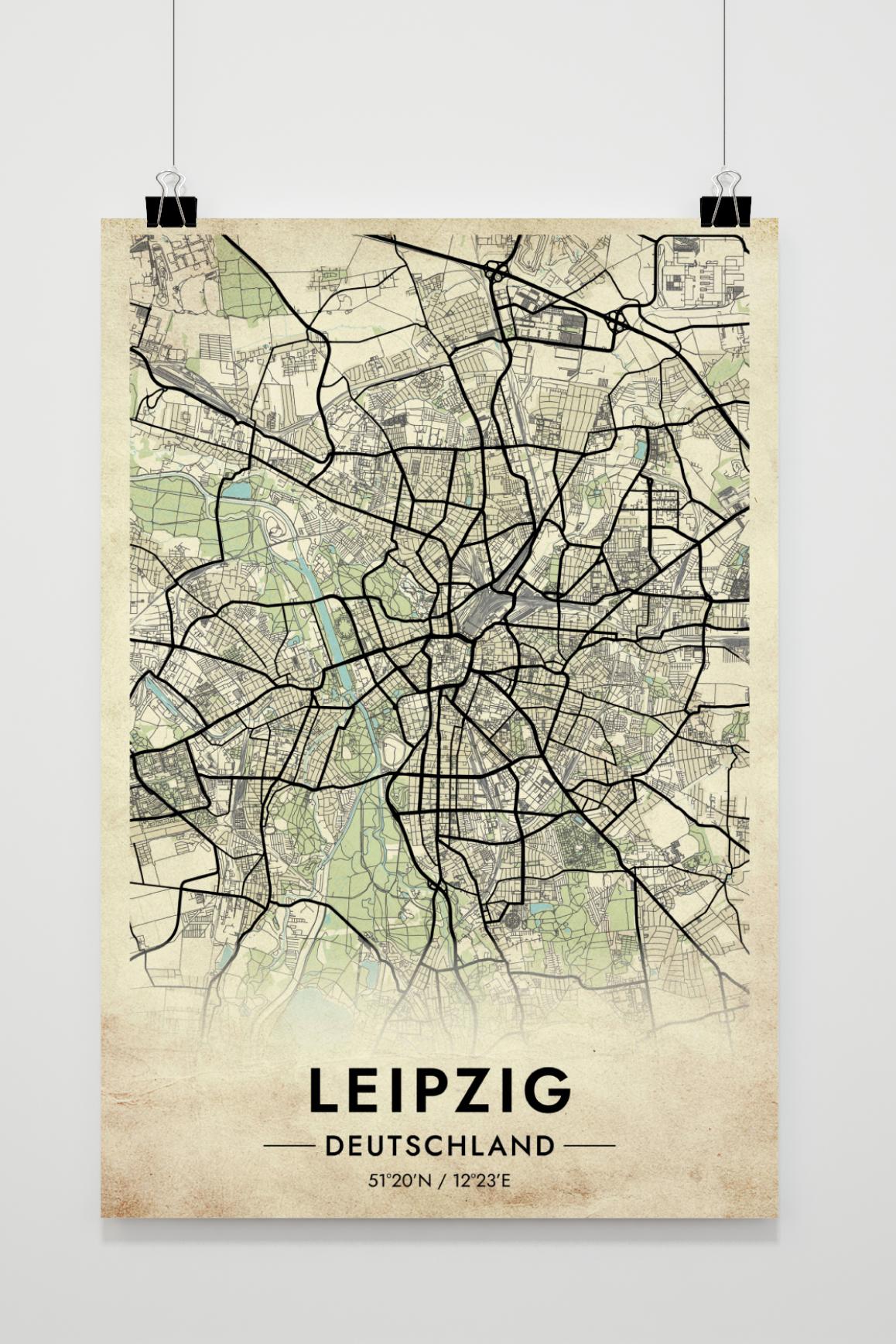 Leipzig Karte Deutschland