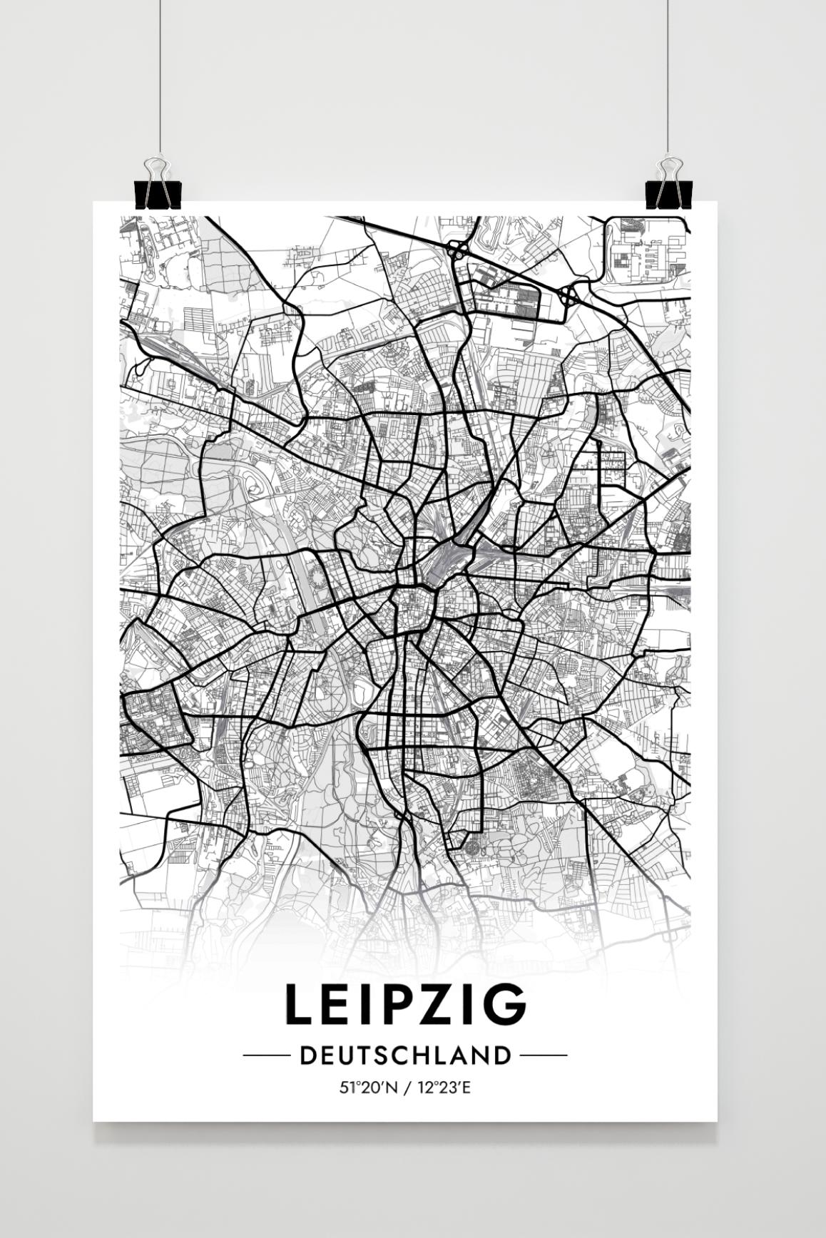 Leipzig Karte Deutschland