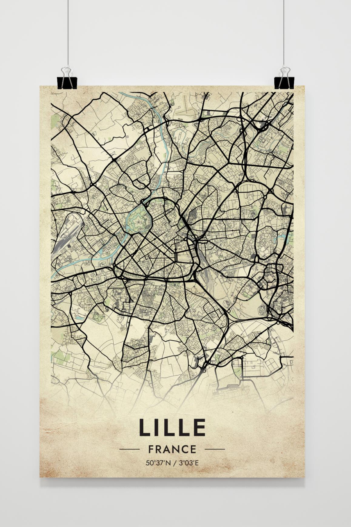 Lille Map France