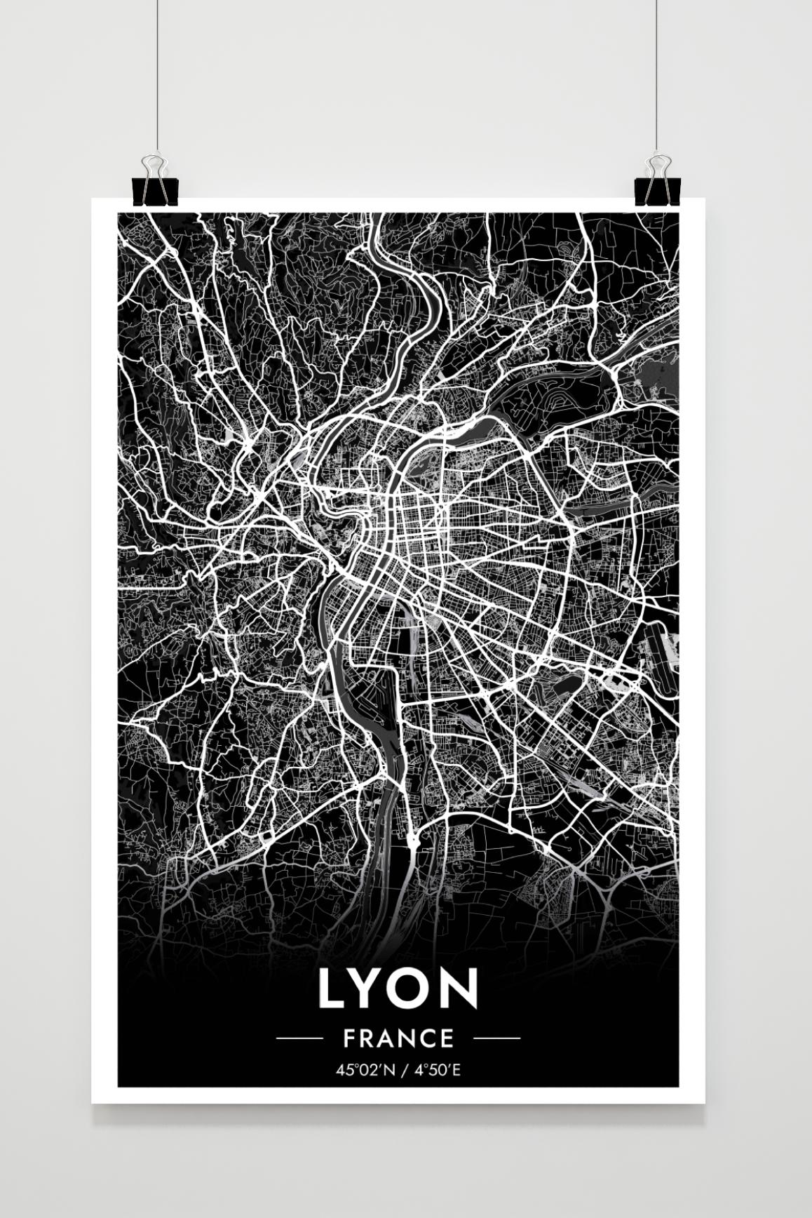 Lyon Map France