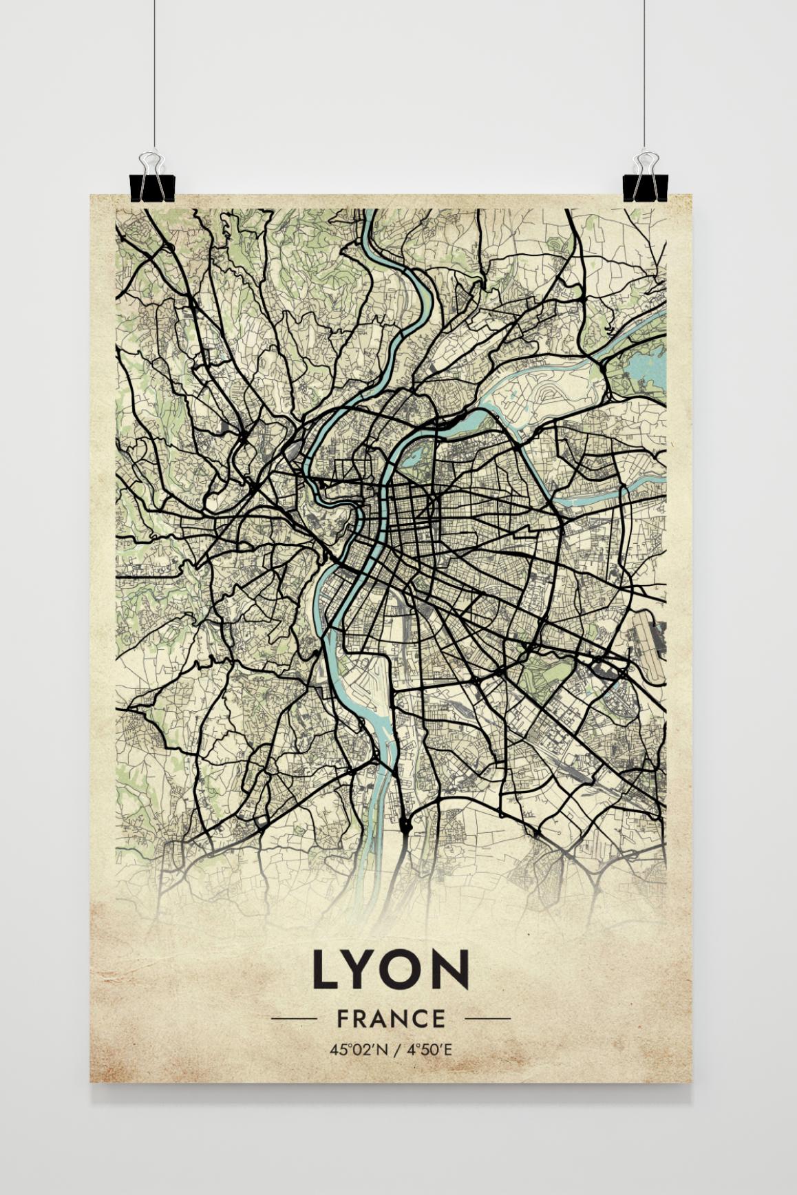 Lyon Map France