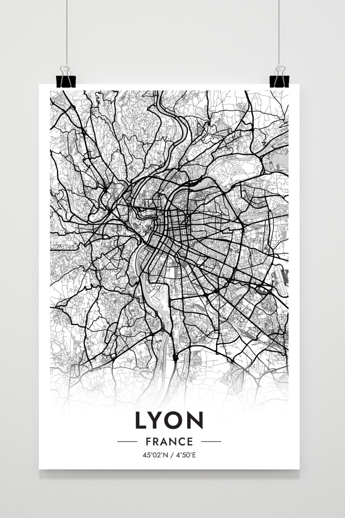 Lyon Map France