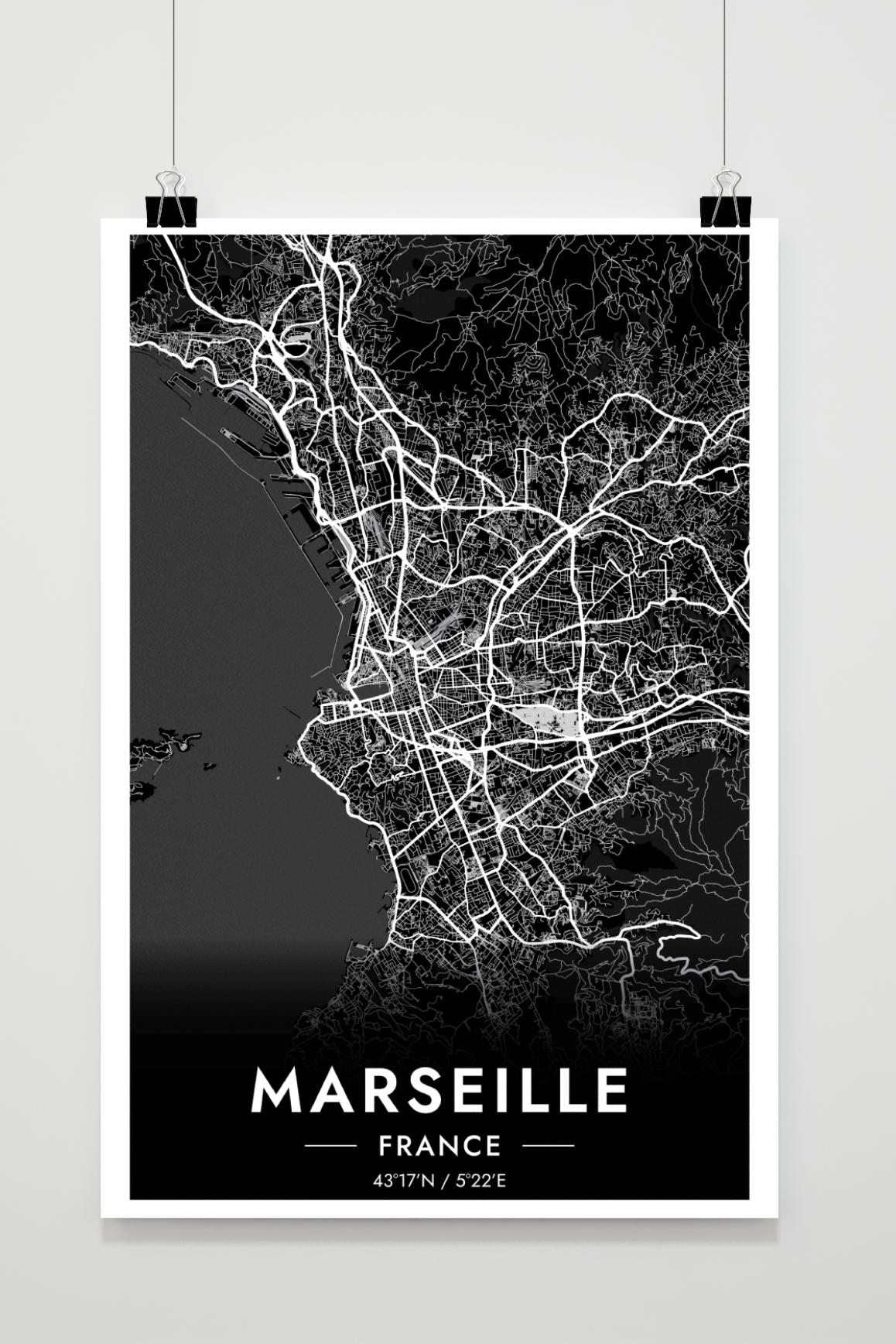 Marseille Map France