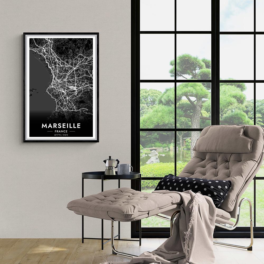 Marseille Map France