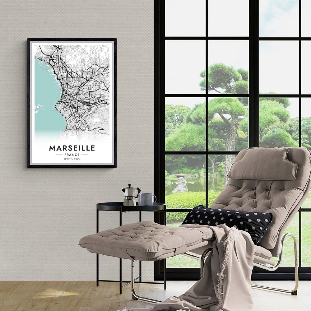 Marseille Map France