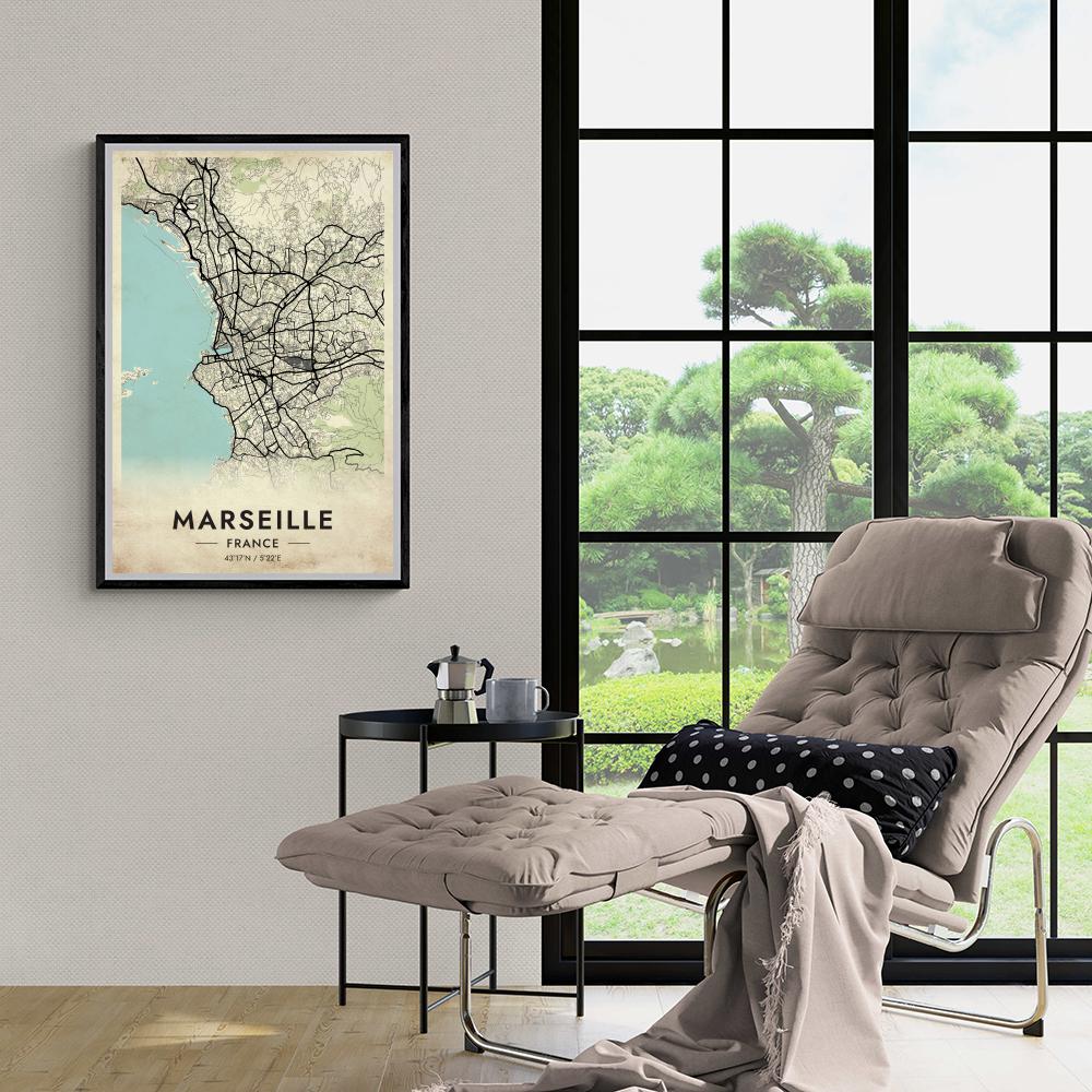 Marseille Map France