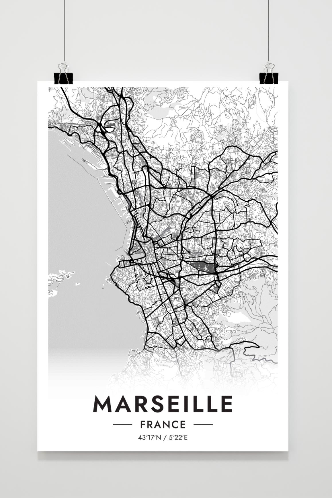 Marseille Map France